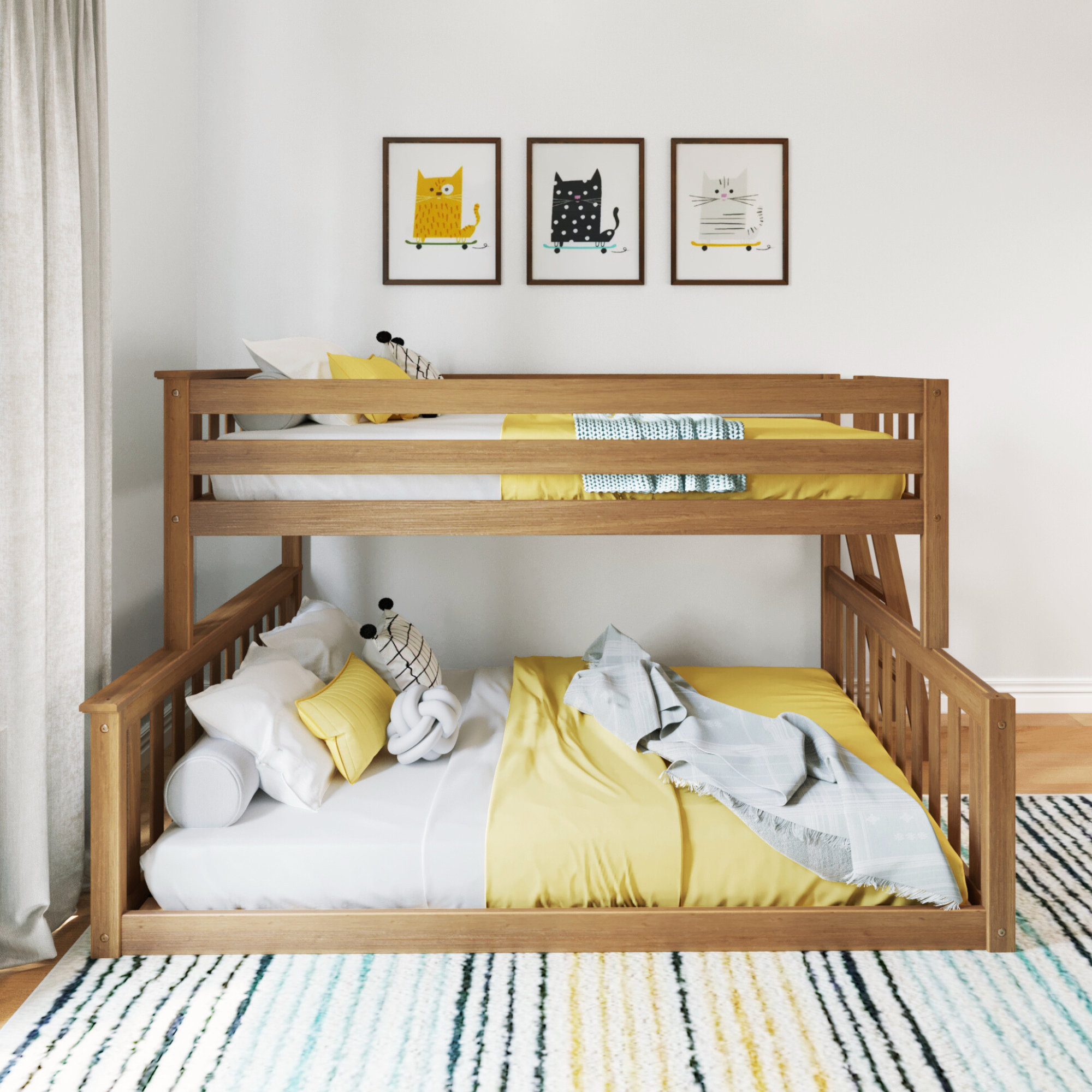 Harriet Bee Jameeka Twin Over Full Standard Bunk Bed by Harriet
